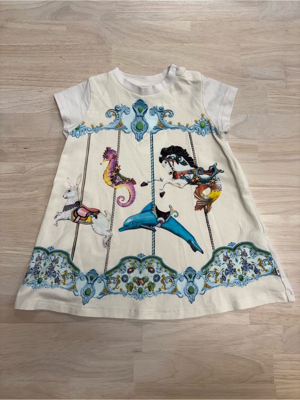 Molo carousel cotton tshirt dress